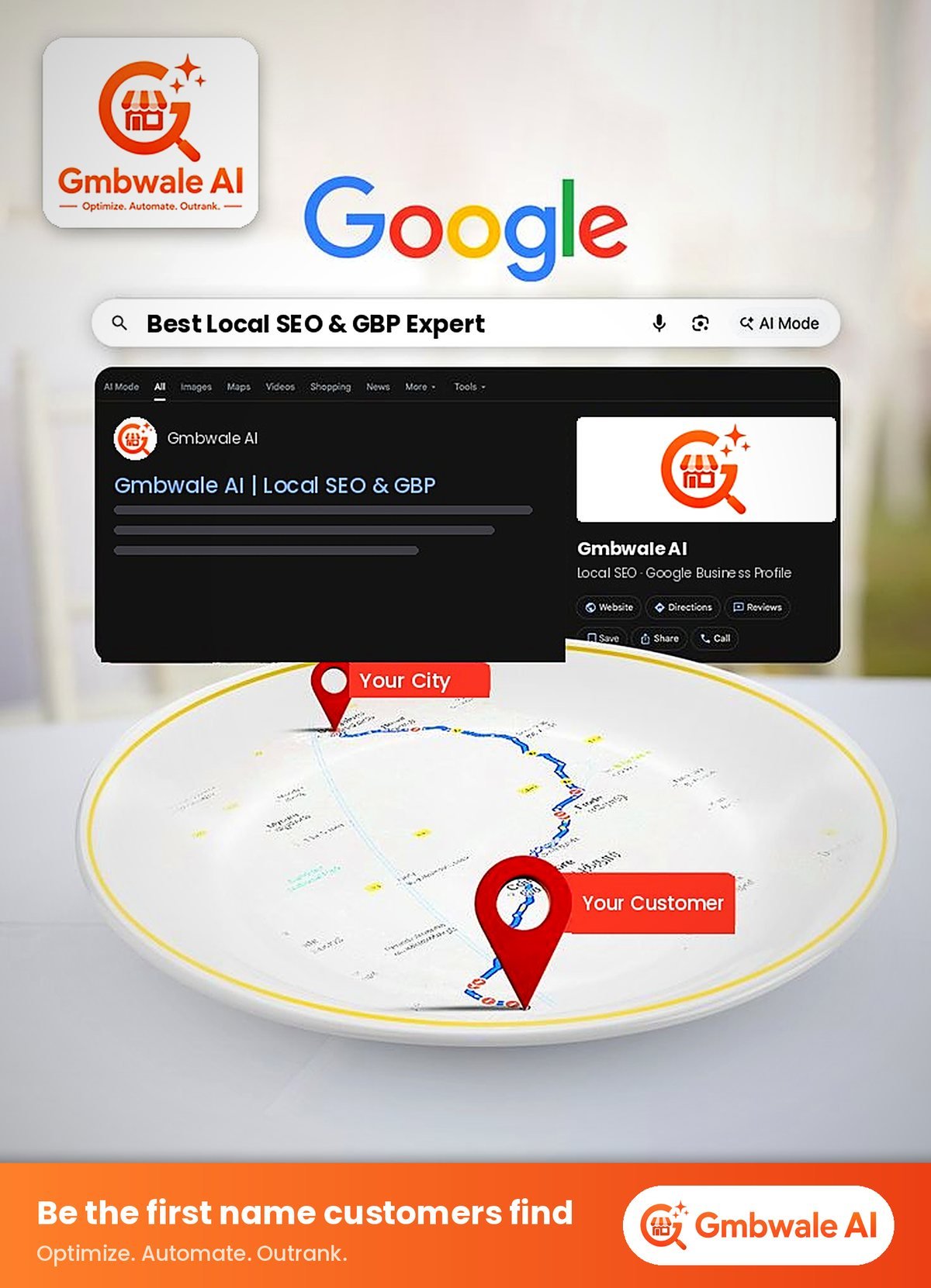 Local search example for event catering